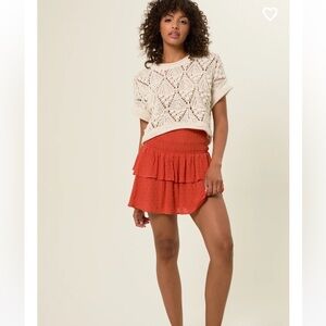 New with tags altard state nixi clip dot skirt